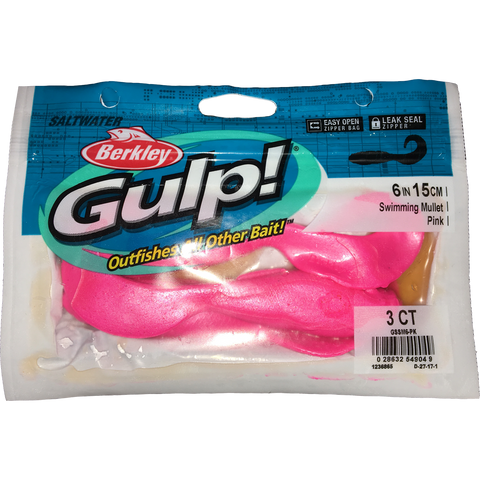 Gulp Soft Bait -  6" Swimming Mullet