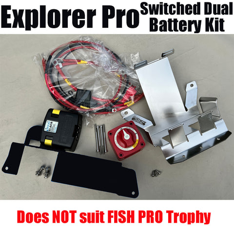 Auxiliary switchable battery kit to suit Sea-Doo EXPLORER Pro