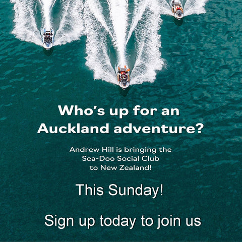 Andrew Hill  Sea-Doo Social Club in Auckland