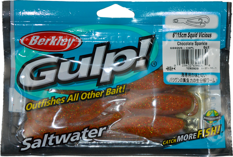 Gulp Soft Bait Packet 6" Squid Vicious