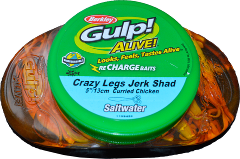 Gulp Soft Bait Tub 5" Crazy Legs Jerk Shad