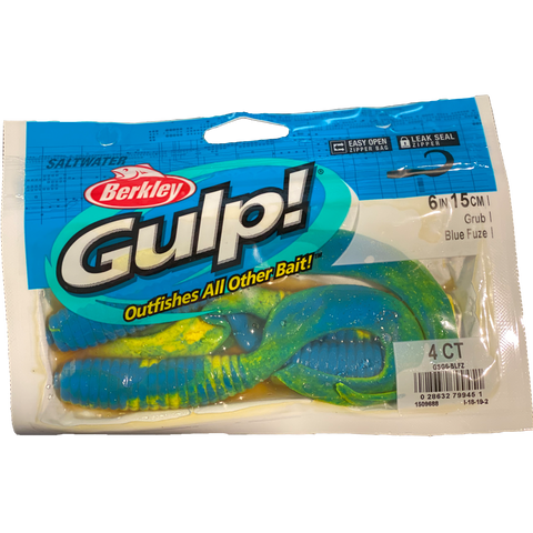 Gulp Soft Bait Packet 6" Grub