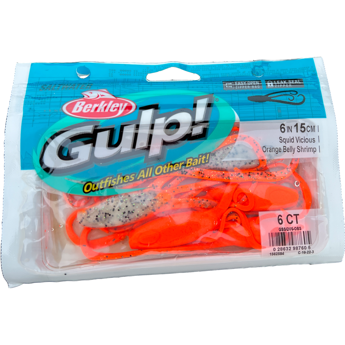 Gulp Soft Bait Packet 6 Squid Vicious  Jetskifishing/Andrew Hill  Adventure Fishing